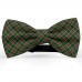Papion personalizat, model carouri, culori specifice Craciunului, verde, rosu